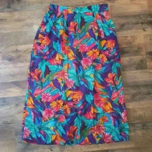 Vintage Cross Country Midi Skirt Size 6P